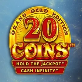 Official Slots logo: 20 Coins Grand Gold Edition by Wazdan at Stake Casino