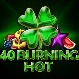 40 Burning Hot slot icon by Amusnet Interactive, available at Stake Casino