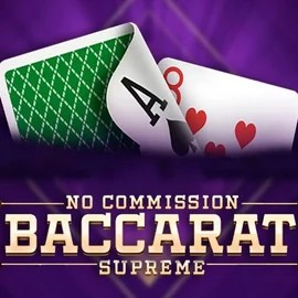 Baccarat Supreme slot logo by OneTouch Games at Stake Casino