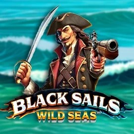 Black Sails Wild Seas logo – Slots by Infinity Dragon Studios at Stake Casino