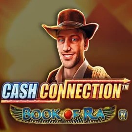 Cash Connection Book Of Ra casino game by Novomatic – featured logo at Stake Casino