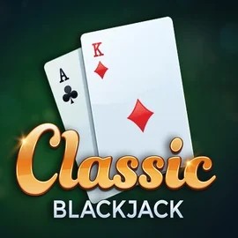 Classic Blackjack logo – Table Games by Red Tiger Gaming at Stake Casino