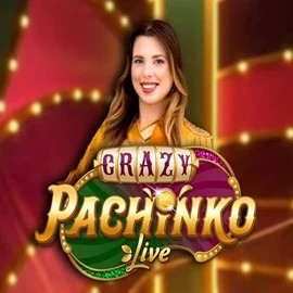 Crazy Pachinko logo by Evolution Stake Casino