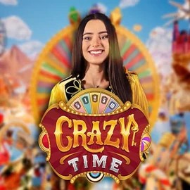 Crazy Time casino game by Evolution – featured logo at Stake Casino