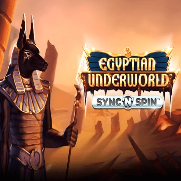 Official Slots logo: Egyptian Underworld by Greentube at Stake Casino