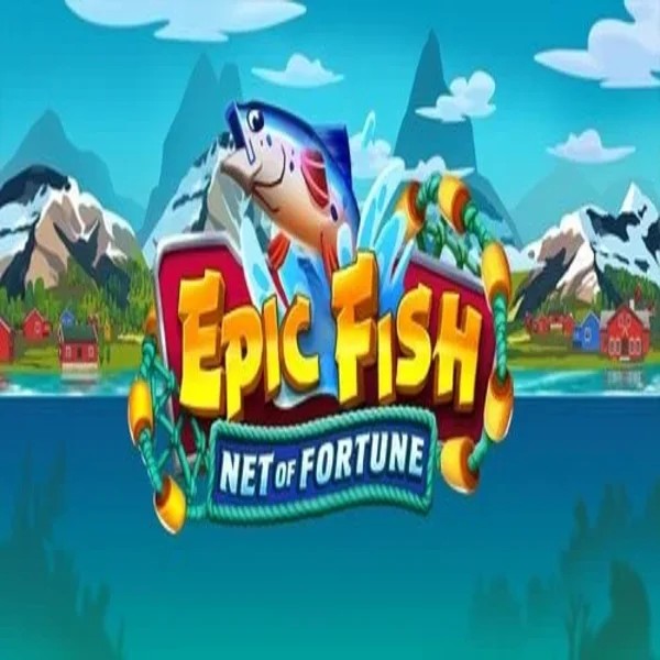 Epic Fish Net of Fortune logo by Quickspin at Stake Casino