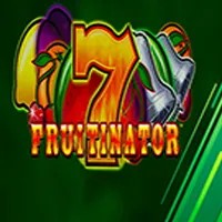 Fruitinator Jackpot King slot logo by Blueprint Gaming at Stake Casino