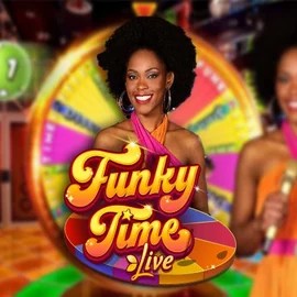 Official Live Casino logo: Funky Time by Evolution at Stake Casino