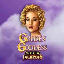 Golden Goddess Megajackpots logo by IGT at Stake Casino
