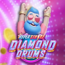 Hyper Strike Diamond Drums logo by Gameburger Studios Stake Casino