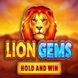 Lion Gems Hold and Win slot visual from Playson available on sstake.org