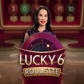 Lucky 6 Roulette game by Pragmatic Play – logo hosted on Stake Casino