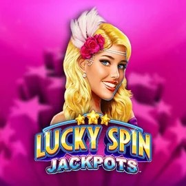 Lucky Spin Jackpots game by Novomatic – logo hosted on Stake Casino