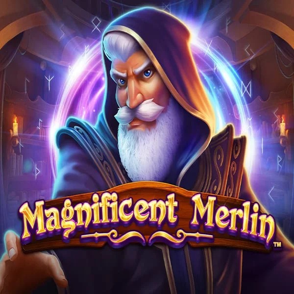 Magnificent Merlin logo by Greentube Stake Casino