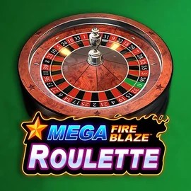 Mega Fire Blaze Roulette logo – Table Games by Playtech at Stake Casino