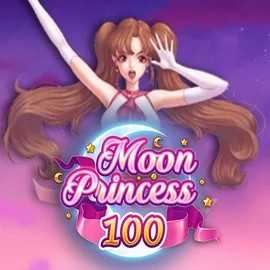 Slots logo of Moon Princess 100 from Play'n GO at Stake Casino