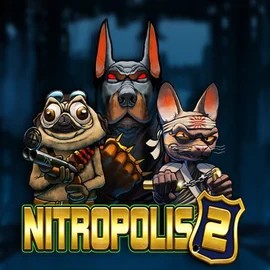 Slots logo of Nitropolis 2 from ELK Studios at Stake Casino