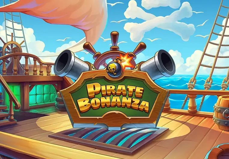 Enjoy Pirate Bonanza Slot by Backseat Gaming – logo hosted on sstake.org