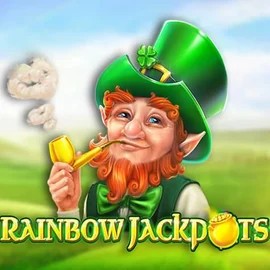 Rainbow Jackpots slot visual from Red Tiger Gaming available on sstake.org