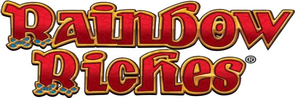 Slingo Rainbow Riches logo by Gaming Realms at Stake Casino