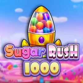Sugar Rush 1000 logo – Slots by Pragmatic Play at Stake Casino
