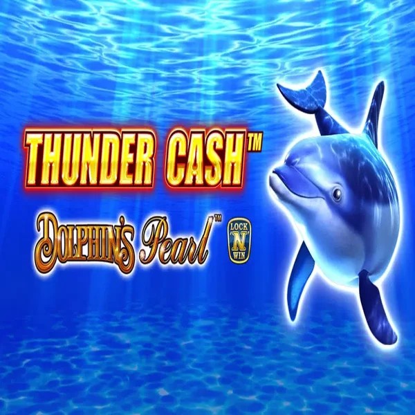Thunder Cash Dolphins Pearl logo by Novomatic at Stake Casino
