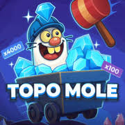 Topo Mole Game game by InOut – logo hosted on Stake Casino