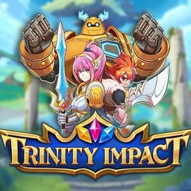 Slots logo of Trinity Impact from  at Stake Casino