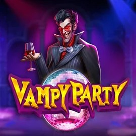 Vampy Party logo by Pragmatic Play at Stake Casino