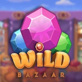 Wild Bazaar slot logo by NetEnt at Stake Casino